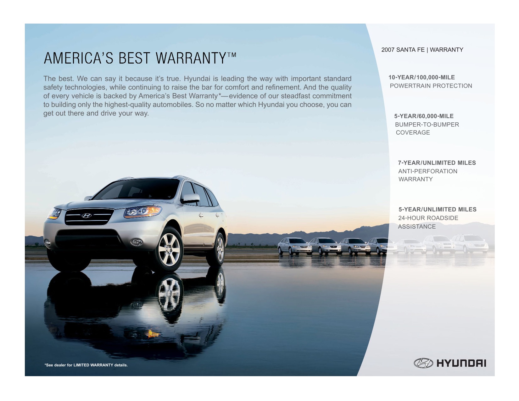 2007 Hyundai SantaFe Brochure Page 5